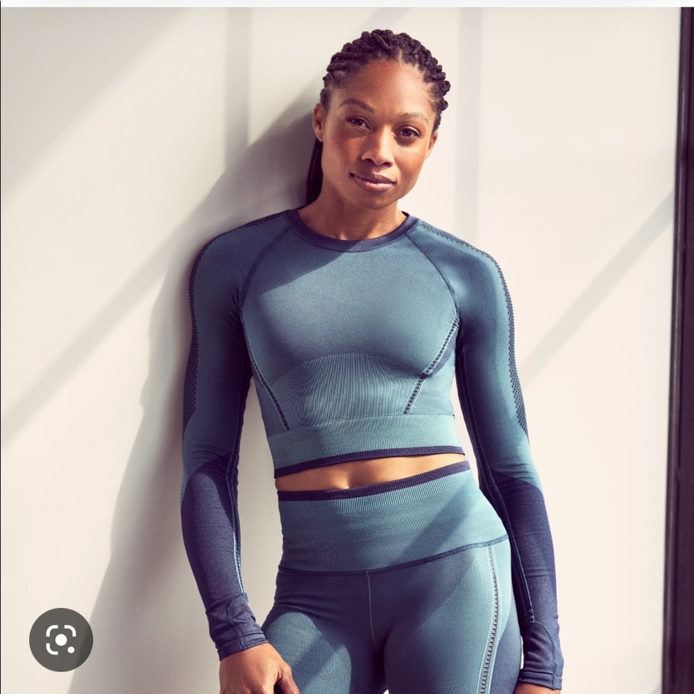 Athleta Allyson Felix collection legend shine LS